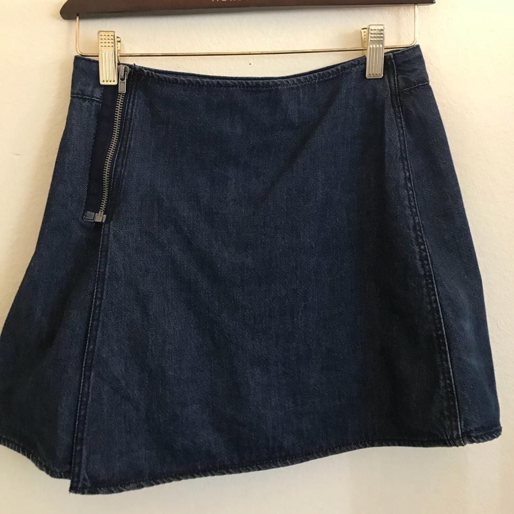 Zara Denim Skirt with Short Inside